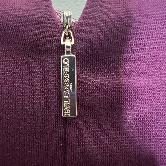 Karl Lagerfeld Paris Womans Color Block Dress With Lace Size 4 - Picture 6 of 9